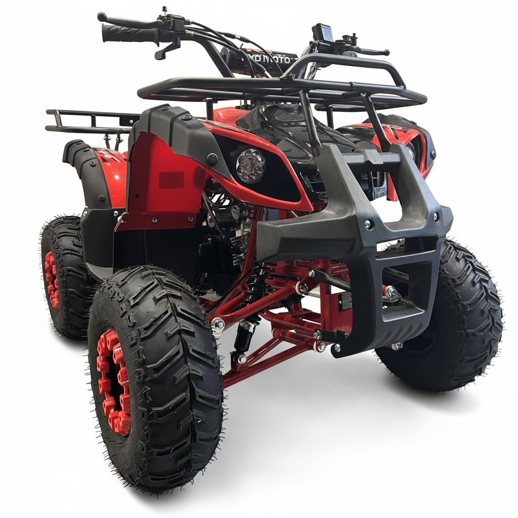 ATV Quad infantil de gasolina Extreme Max 125cc rojo