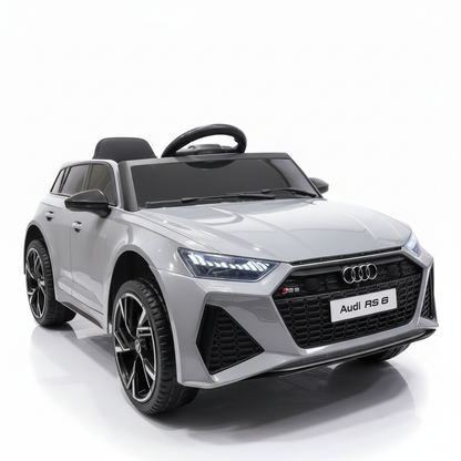 Audi RS6 | Coche eléctrico infantil - gris Nardo