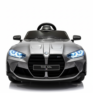 BMW M4 12V | Coche eléctrico infantil - gris