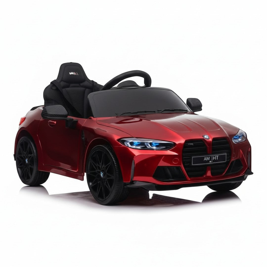 BMW M4 12V | Coche eléctrico infantil - rojo