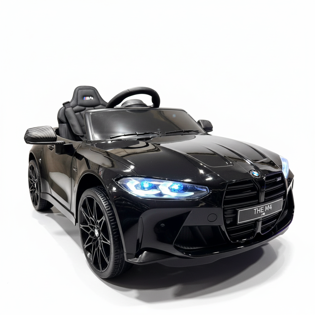 BMW M4 12V | Coche eléctrico infantil - negro