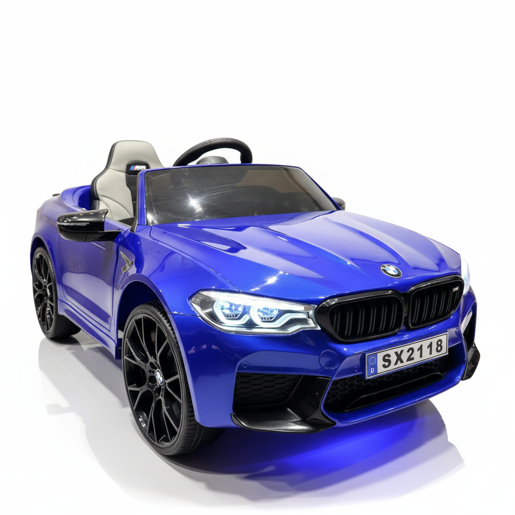 BMW M5 24V | Coche eléctrico infantil - azul