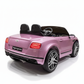 Bentley Continental GT | Coche eléctrico infantil - rosa