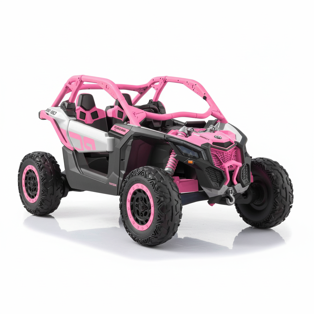 Can-Am Maverick | Buggy eléctrico UTV 24V - 4x4 - rosa