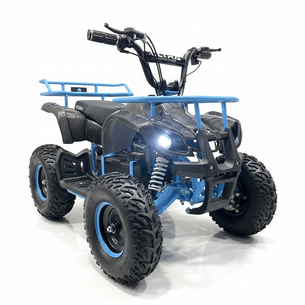 CarKiddo | Quad eléctrico infantil 1000W Infinity - carbono | Máx. 30 km/h