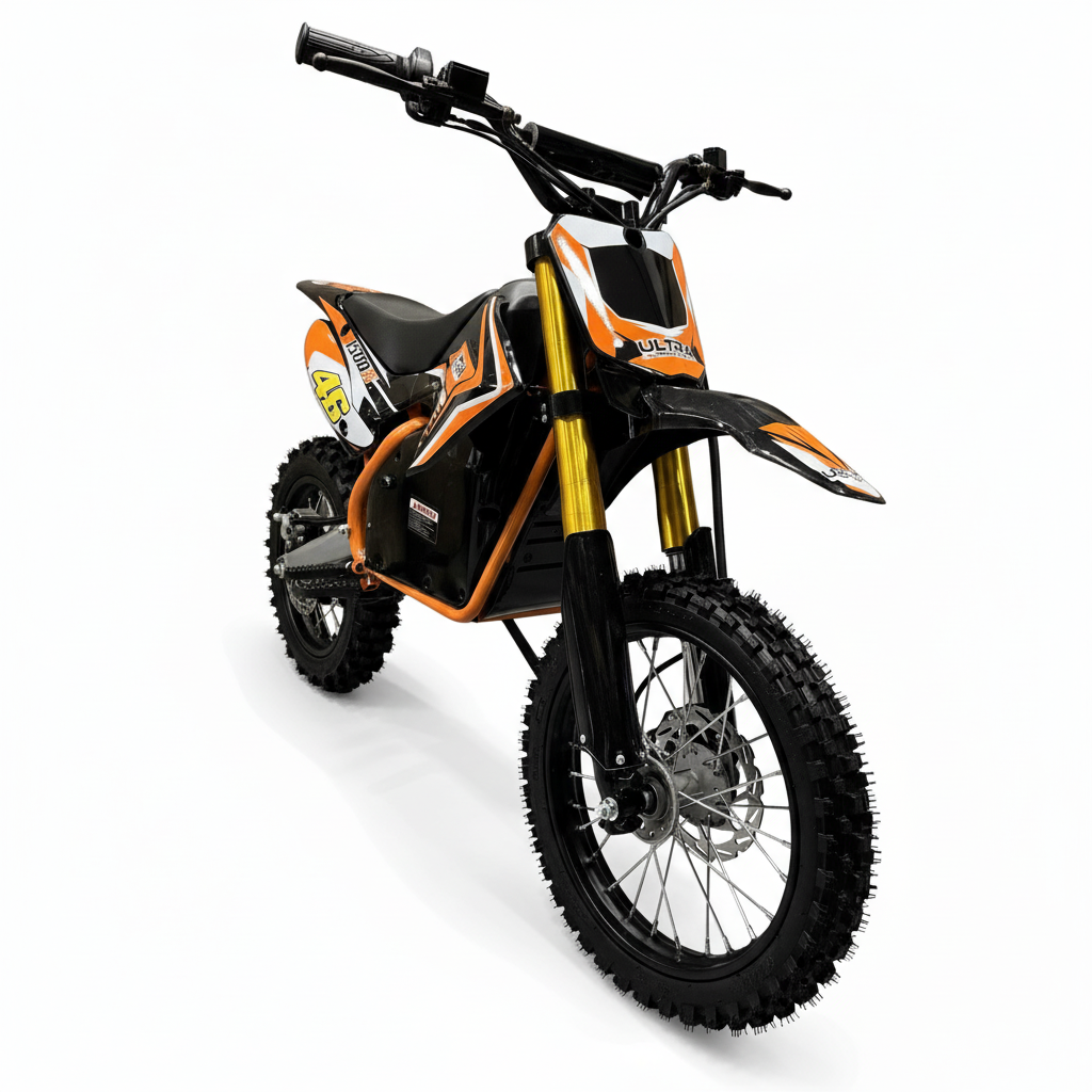 CarKiddo | Moto de cross eléctrica 2000W - naranja