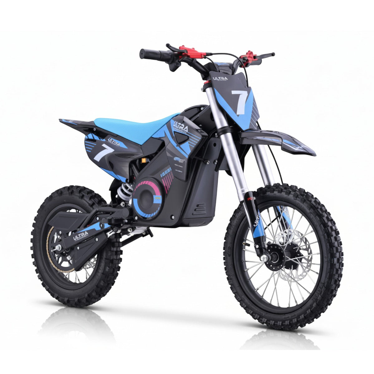 CarKiddo | Moto de cross eléctrica 1800W - azul