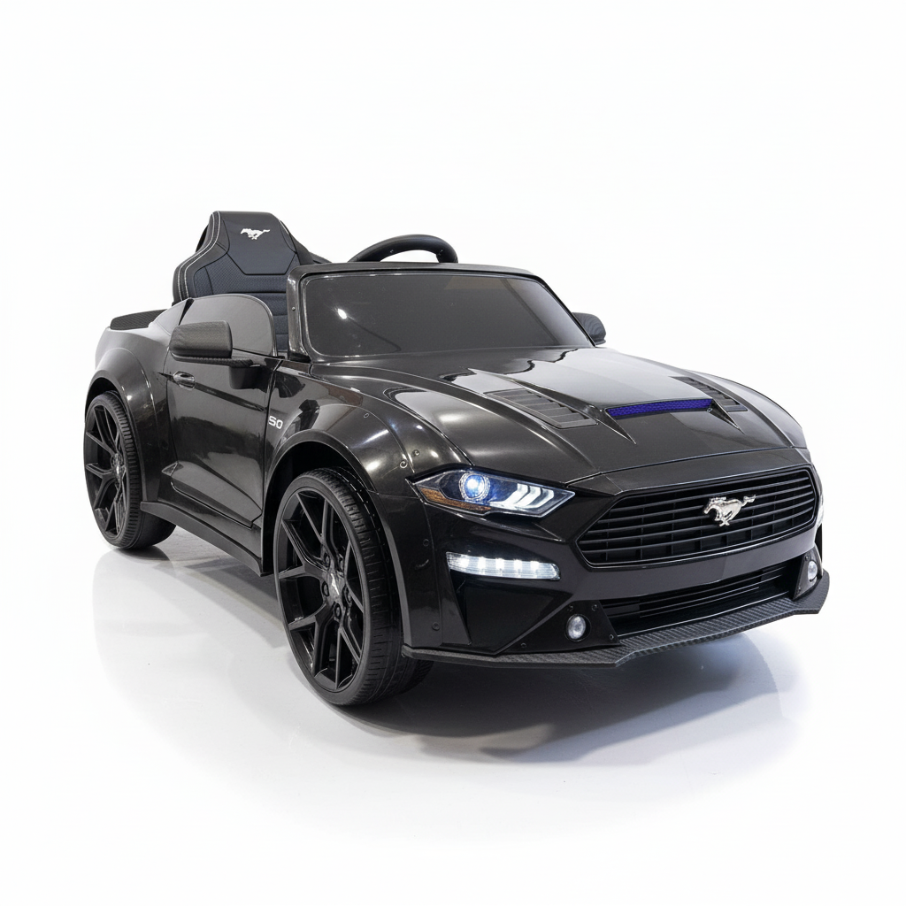Ford Mustang 24V | Coche eléctrico infantil - negro