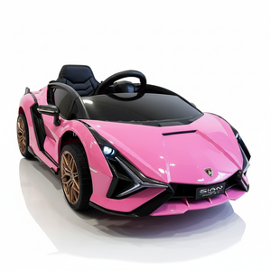 Lamborghini Sian | Coche eléctrico infantil - rosa