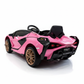 Lamborghini Sian | Coche eléctrico infantil - rosa