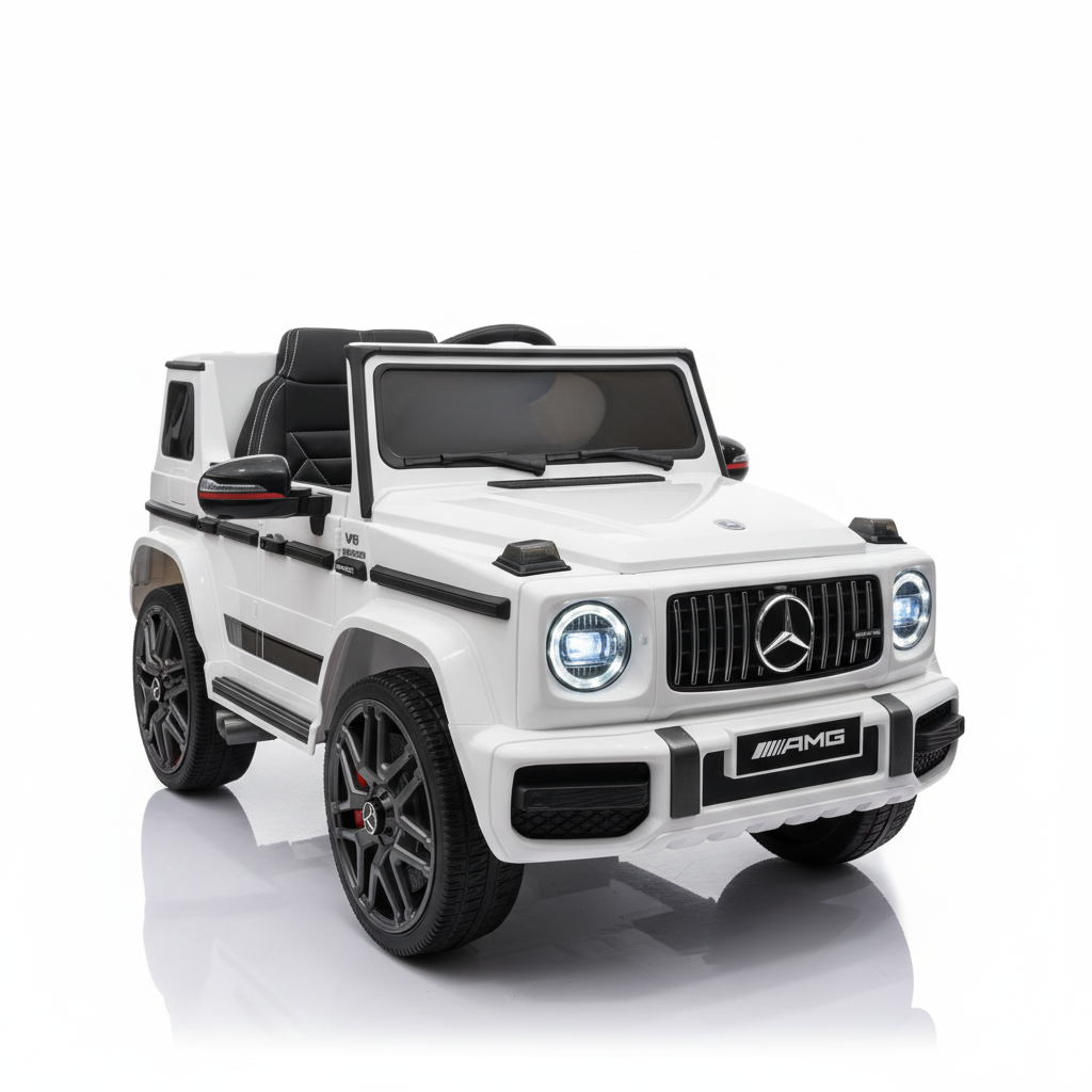Mercedes - Benz G63 AMG | Coche eléctrico infantil - blanco