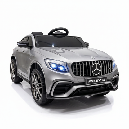 Mercedes GLC63s AMG | Coche eléctrico infantil - gris metalizado