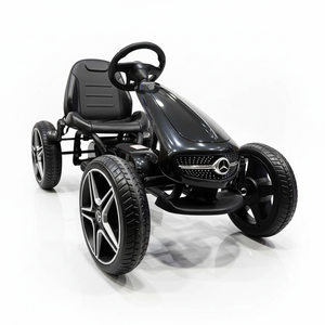 Mercedes | Kart de pedales con neumáticos de goma - negro