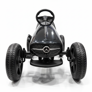 Mercedes | Kart de pedales con neumáticos de goma - negro