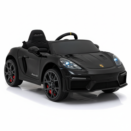 Porsche 718 RS Spyder | Coche eléctrico infantil - negro