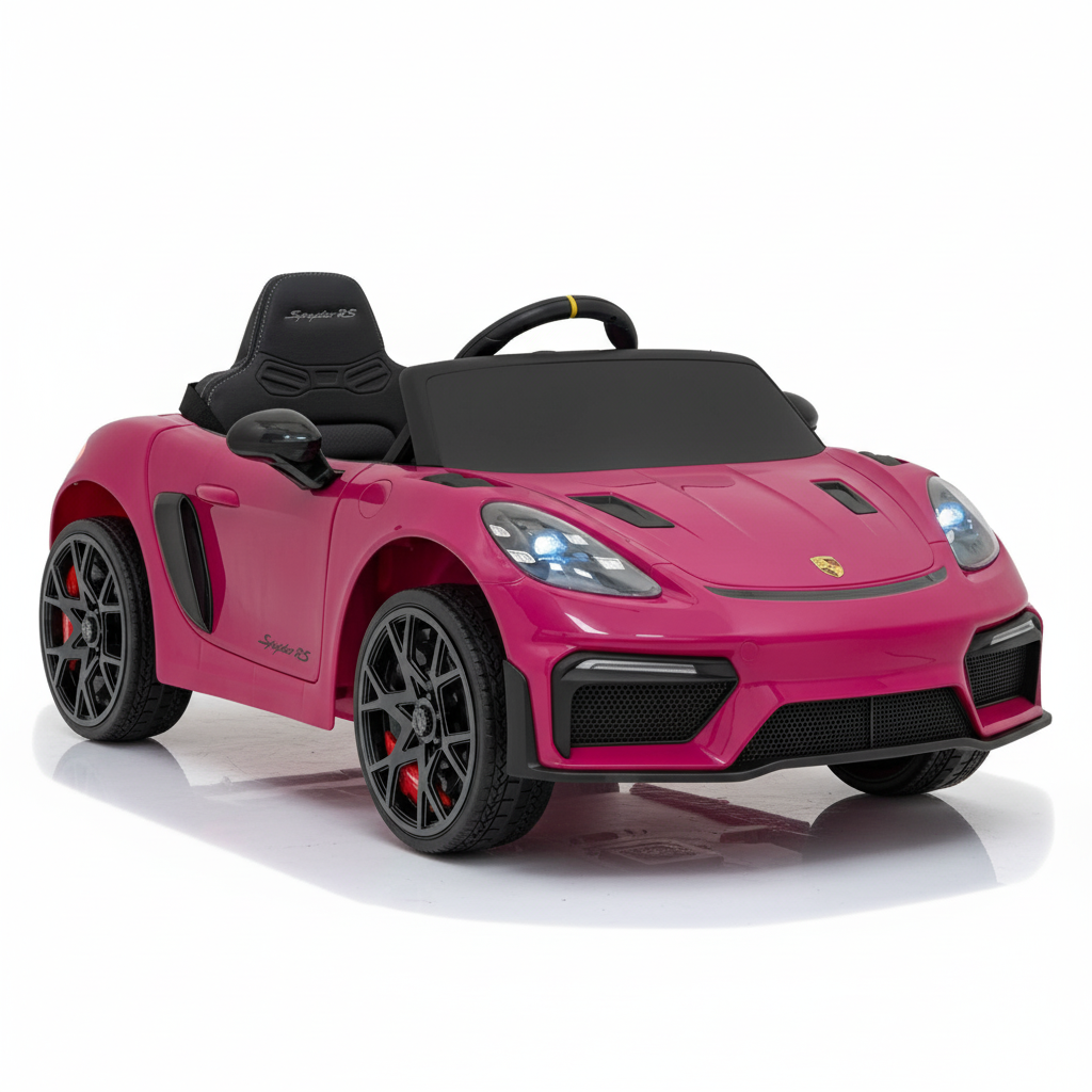 Porsche 718 RS Spyder | Coche eléctrico infantil - rosa