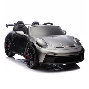 Porsche 911 GT3 RS | Coche eléctrico infantil de 2 plazas 24V - gris