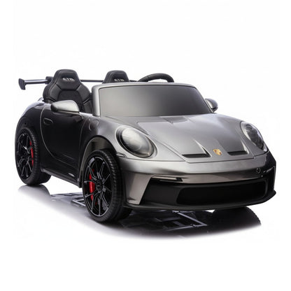 Porsche 911 GT3 RS | Coche eléctrico infantil de 2 plazas 24V - gris