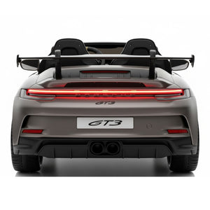 Porsche 911 GT3 RS | Coche eléctrico infantil de 2 plazas 24V - gris