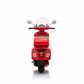 Vespa GTS | Scooter eléctrico infantil 12V - rojo