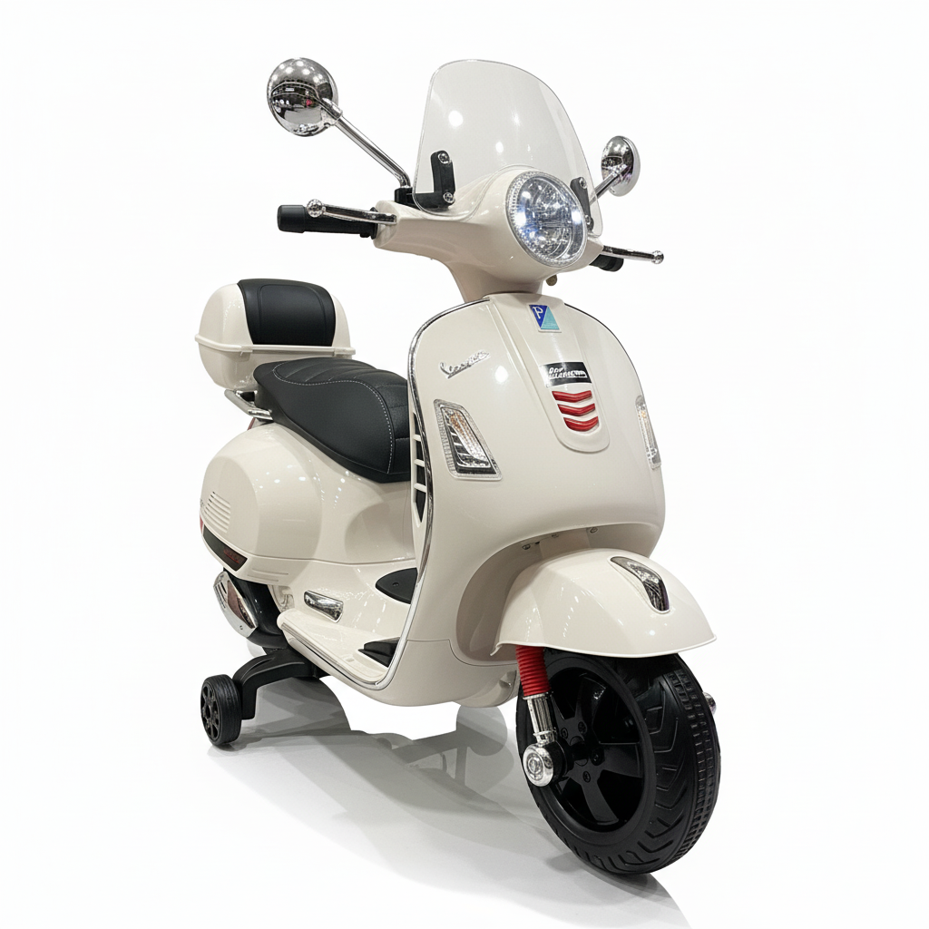 Vespa GTS | Scooter eléctrico infantil 12V - blanco