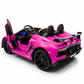 Lamborghini Aventador SVJ | 2 plazas 24V - rosa