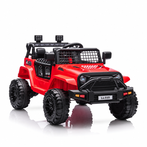 CarKiddo | Jeep eléctrico infantil Jungle - rojo equipamiento completo