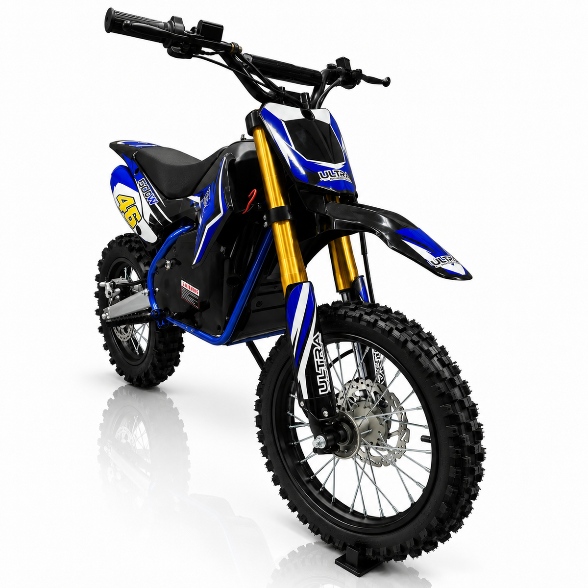 CarKiddo | Moto de cross eléctrica 2000W - azul