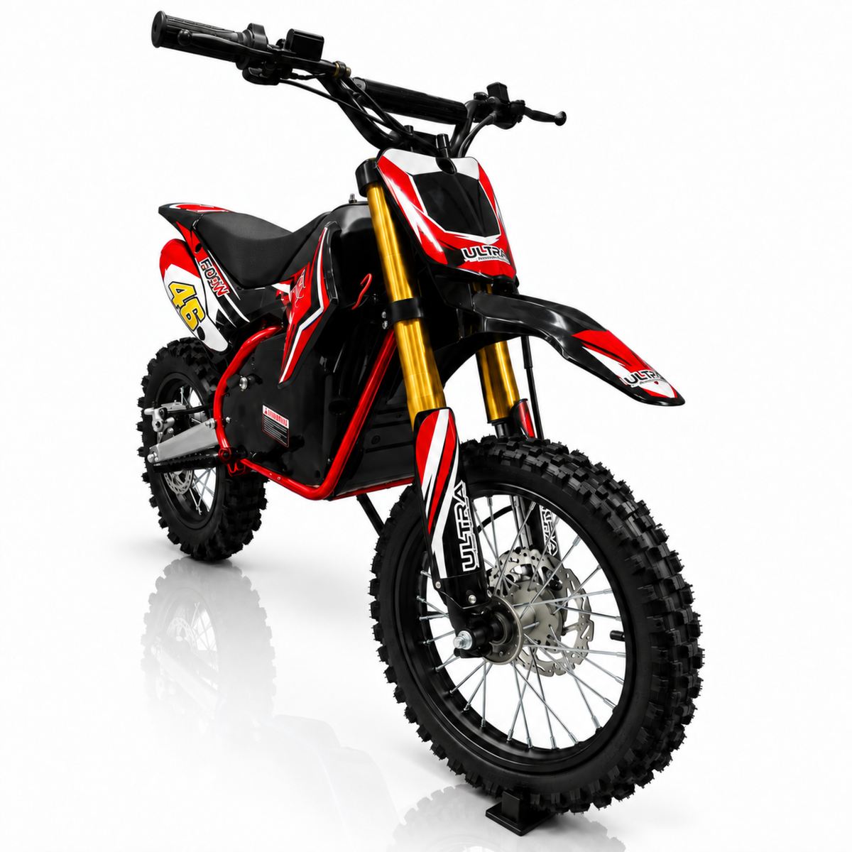 CarKiddo | Moto de cross eléctrica 2000W - roja