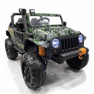 Gladiator Jeep infantil | 1 niño + 1 adulto - camuflaje