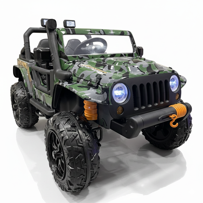 Gladiator Jeep infantil | 1 niño + 1 adulto - camuflaje