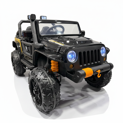 Gladiator Jeep infantil | 1 niño + 1 adulto - negro