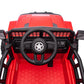 CarKiddo | Jeep eléctrico infantil Jungle - rojo equipamiento completo