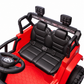 CarKiddo | Jeep eléctrico infantil Jungle - rojo equipamiento completo