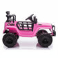 CarKiddo | Jeep eléctrico infantil Jungle - rosa equipamiento completo