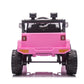 CarKiddo | Jeep eléctrico infantil Jungle - rosa equipamiento completo