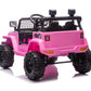 CarKiddo | Jeep eléctrico infantil Jungle - rosa equipamiento completo