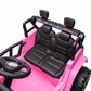CarKiddo | Jeep eléctrico infantil Jungle - rosa equipamiento completo