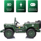 Willys Jeep Matcha | 3 plazas 24V - tracción a las cuatro ruedas