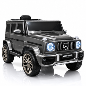 Mercedes-Benz G63 AMG | Coche eléctrico infantil - gris con mando a distancia