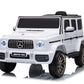 Mercedes-Benz G63 AMG | Coche eléctrico infantil - blanco con mando a distancia