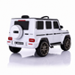 Mercedes-Benz G63 AMG | Coche eléctrico infantil - blanco con mando a distancia