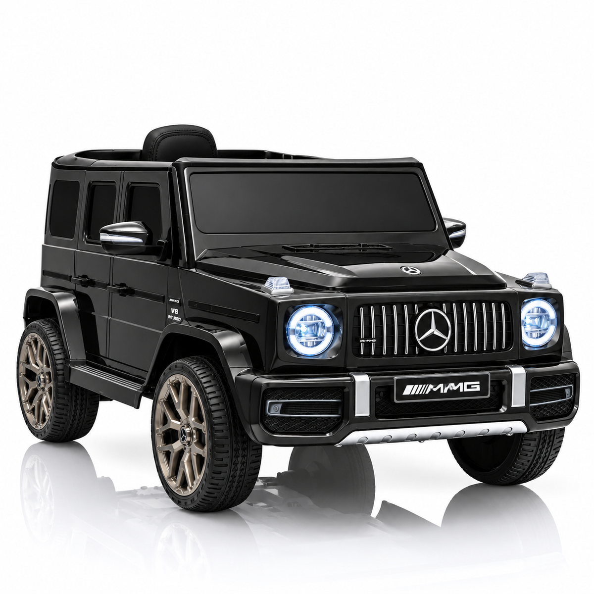 Mercedes-Benz G63 AMG | Coche eléctrico infantil - negro con mando a distancia