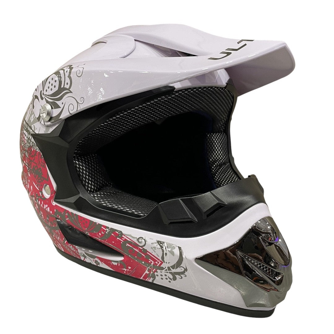 CarKiddo | Casco de motocross infantil - rosa