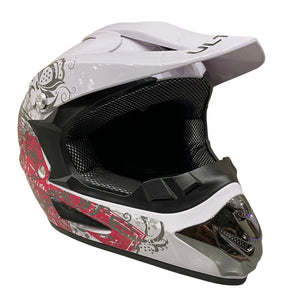 CarKiddo | Casco de motocross infantil - rosa