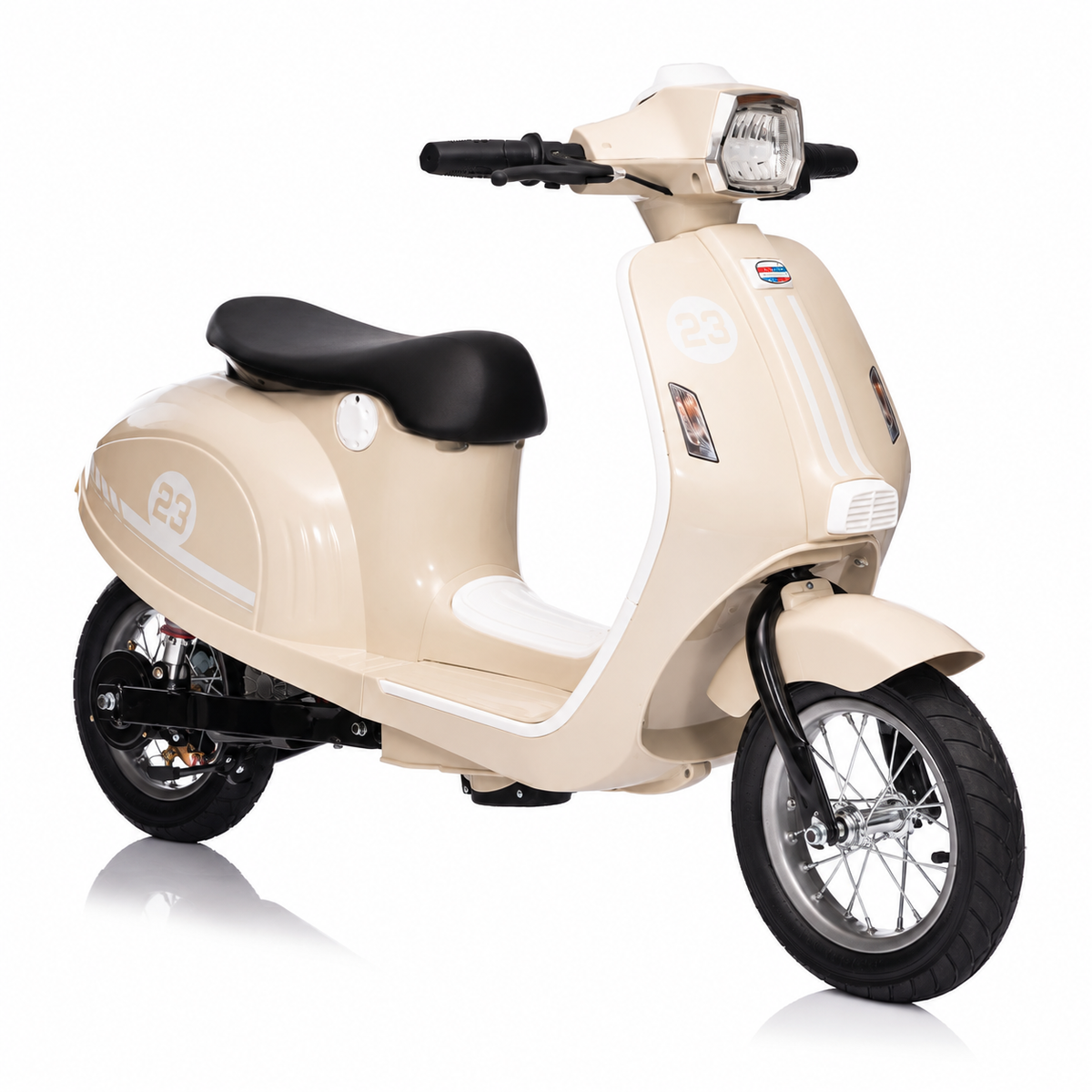 Scooter eléctrico infantil 24V 350W Beige - Imagen principal