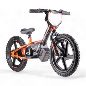 CarKiddo | Bicicleta eléctrica sin pedales de 16 pulgadas - naranja