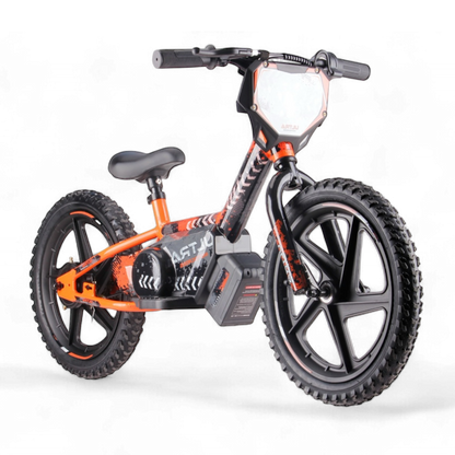 CarKiddo | Bicicleta eléctrica sin pedales de 16 pulgadas - naranja