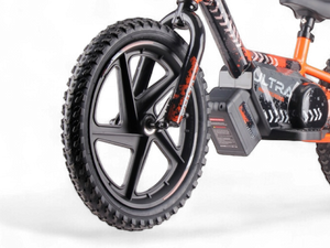 CarKiddo | Bicicleta eléctrica sin pedales de 16 pulgadas - naranja