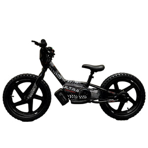 CarKiddo | Bicicleta eléctrica sin pedales de 16 pulgadas - negra